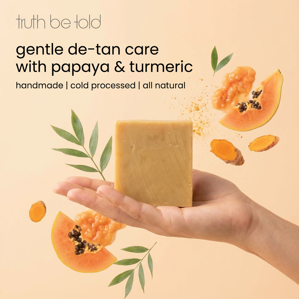 Papaya Turmeric Brightening De-Tan Soap