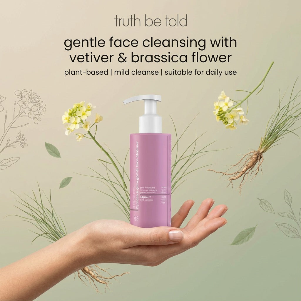 hydrate & glow gentle face cleanser