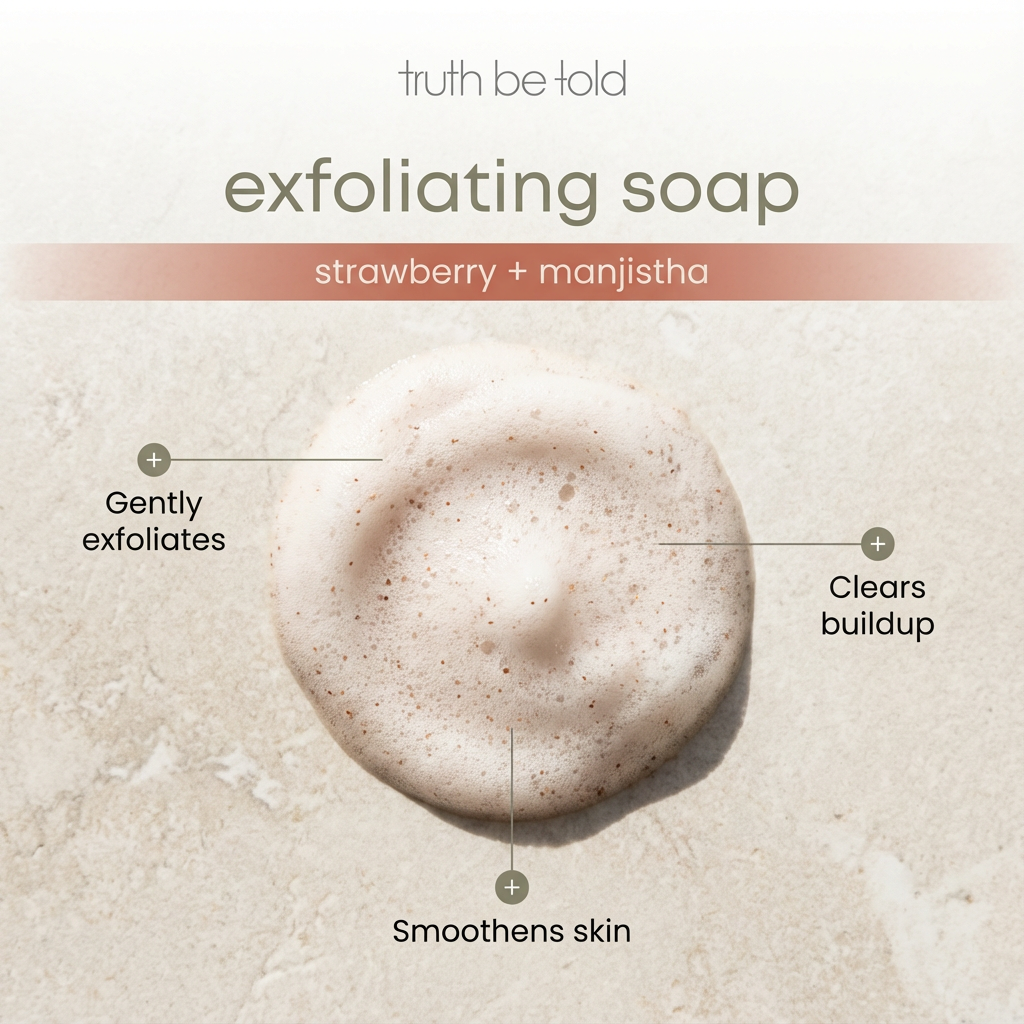 Strawberry Walnut Exfoliating Soap