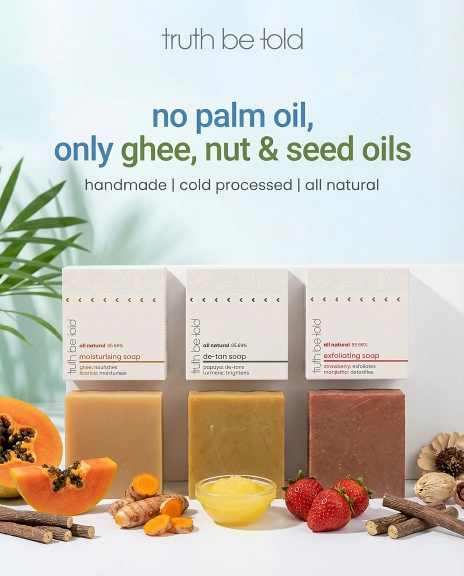 All-Natural Soaps -Pack of 3